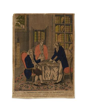 DOOLITTLE, AMOS; engraver. The Prodigal Son Receiving his Patrimony * The Prodigal Son Revelling with Harlots *